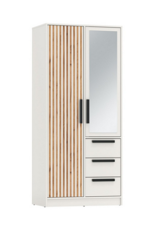 Тумба 2-х дверная 83.12 Вегас, Белый 