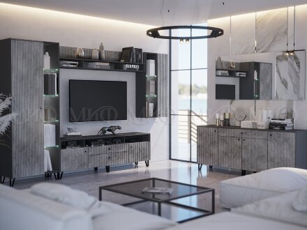 Полка Оливия, мрамор глянец 